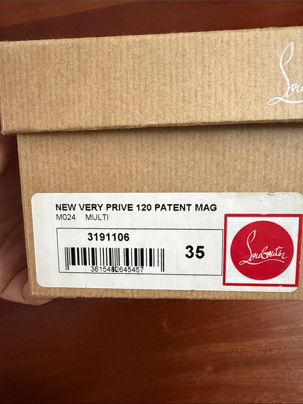 Christian Louboutin Multicolor Prive 120 Patent Mag